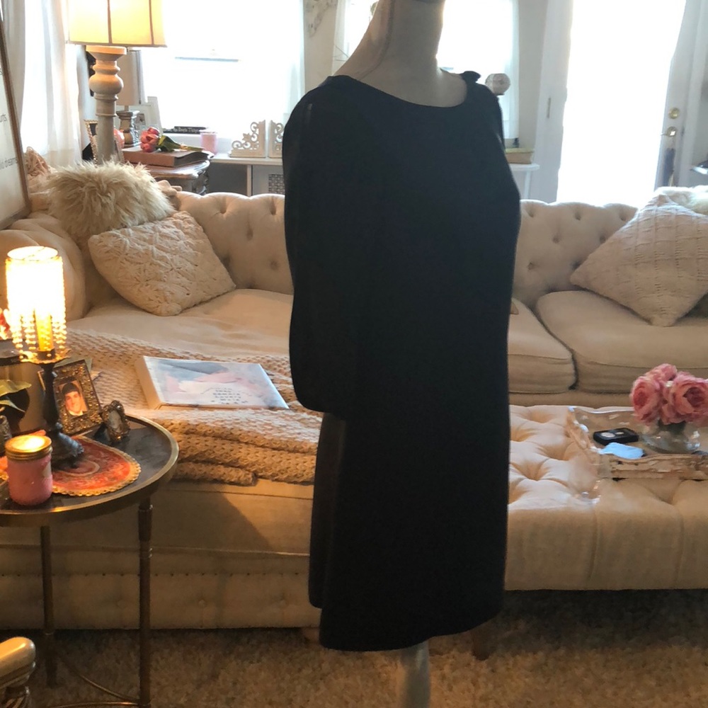 ABS Little black three-quarter sleeve dress